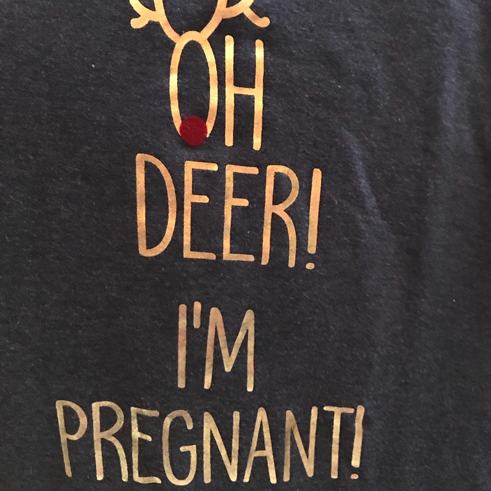 Oh Deer!  I’m Pregnant! Maternity sweater